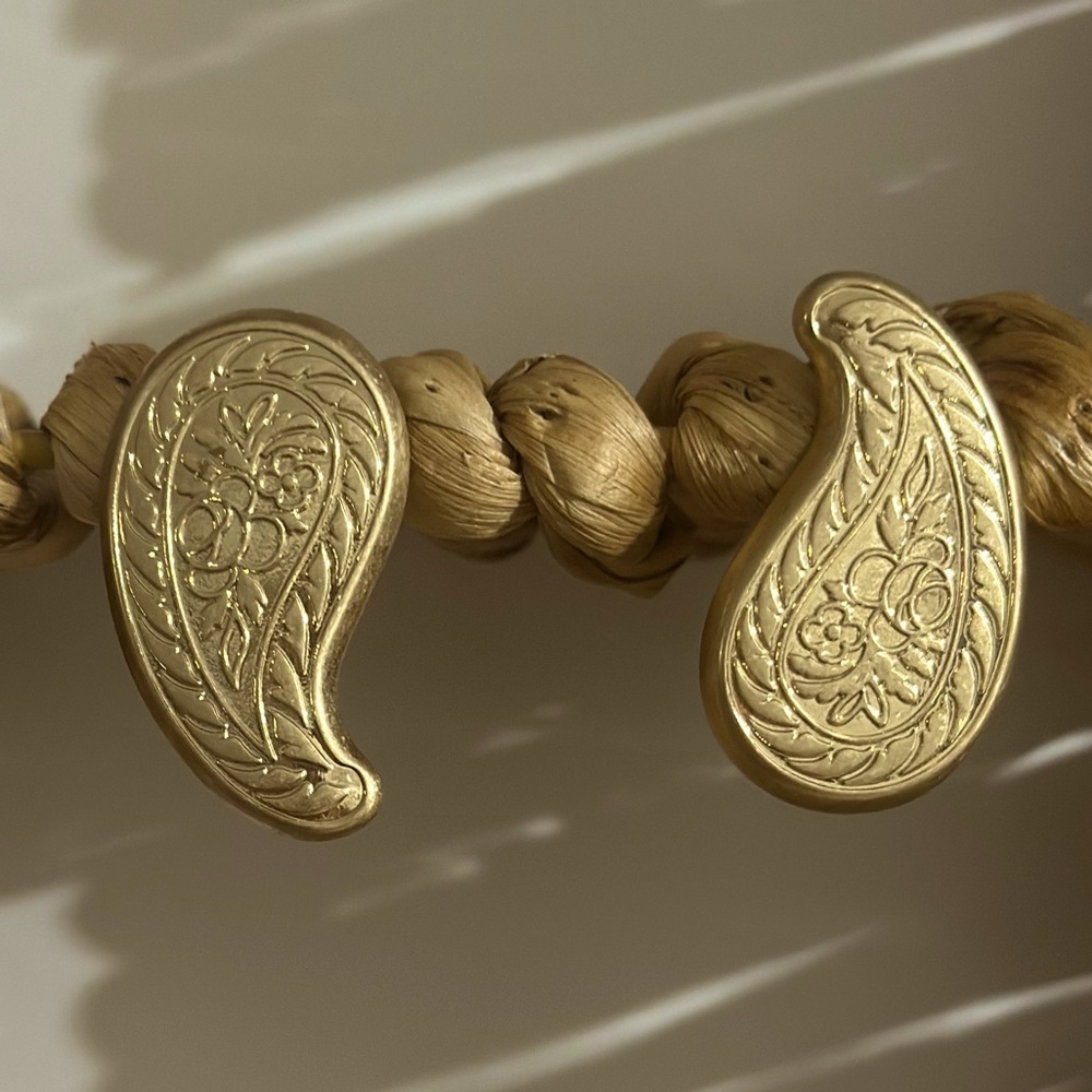 Gold Plated Paisley Earrings